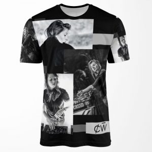 Charlotte De Witte Black And White All-over-print T-shirt