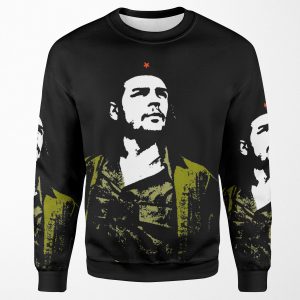 Che Guevara Large All-over-print Unisex Sweatshirt