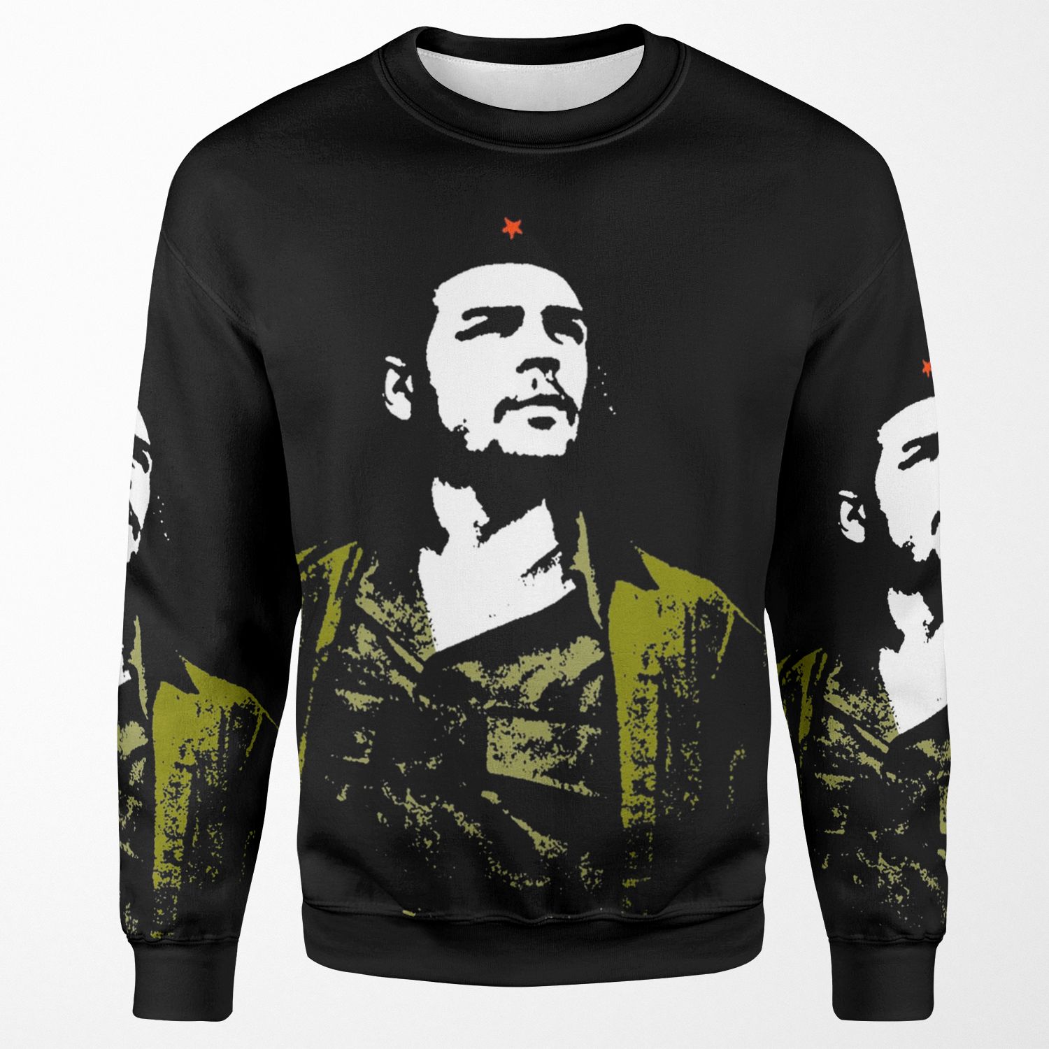 Che Guevara Large All-over-print Unisex Sweatshirt