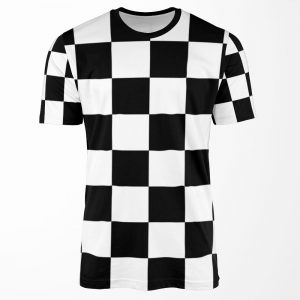 Checkered All-over-print T-shirt