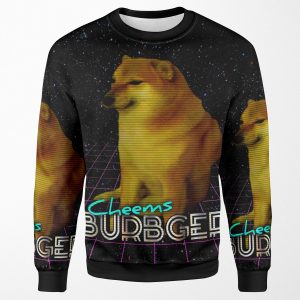 Cheemsburbger All-over-print Unisex Sweatshirt