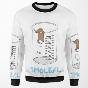 Chemistry 1 Mole Per Litre For Mole Or Avogadro S Day All-over-print Unisex Sweatshirt