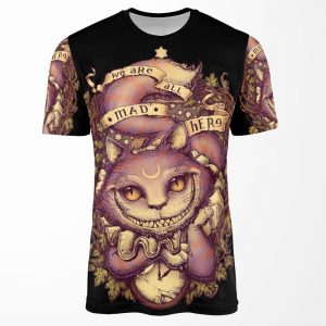 Cheshire Cat All-over-print T-shirt