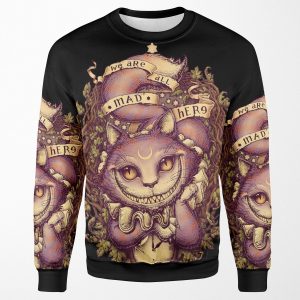 Cheshire Cat All-over-print Unisex Sweatshirt