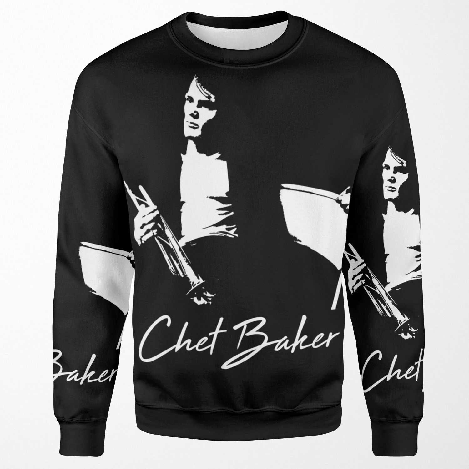 Chet Baker Jazz All-over-print Unisex Sweatshirt