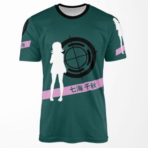 Chiaki Nanami Silhouette All-over-print T-shirt