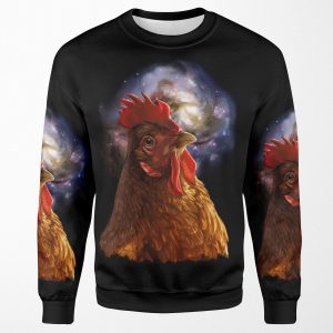 Chicken Galaxy All-over-print Unisex Sweatshirt