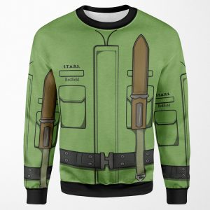 Chris Redfield Vest Stars Resident Evil All-over-print Unisex Sweatshirt