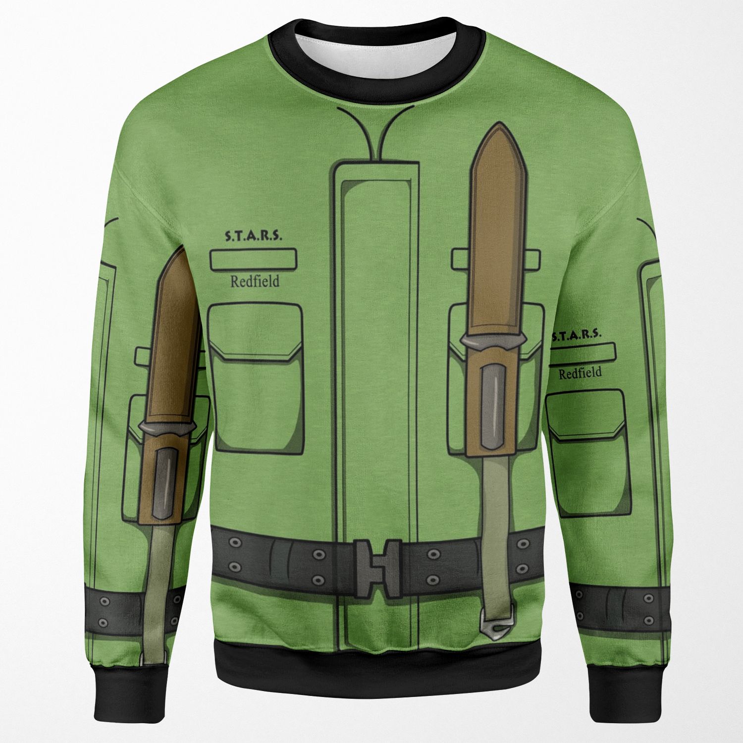 Chris Redfield Vest Stars Resident Evil All-over-print Unisex Sweatshirt