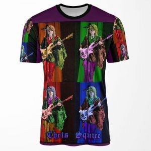 Chris Squire Pop Print Yes All-over-print T-shirt