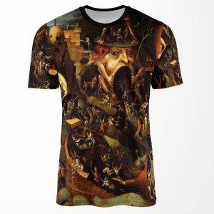 Christ In Limbo By Hieronymus Bosch All-over-print T-shirt