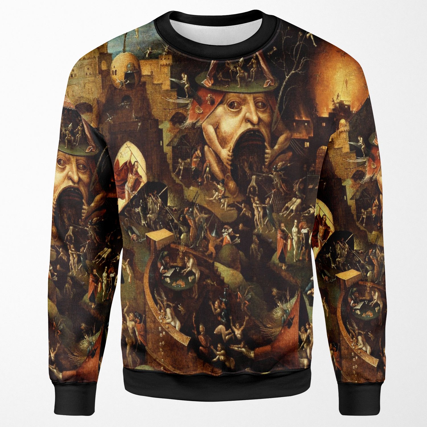 Christ In Limbo By Hieronymus Bosch All-over-print Unisex Sweatshirt