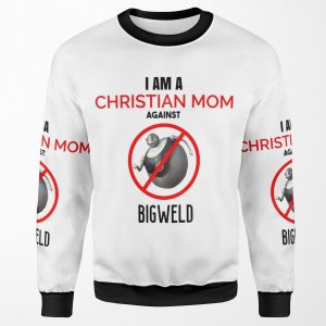 Christian Mom Against Bigweld All-over-print Unisex Sweatshirt