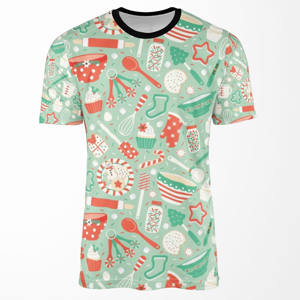 Christmas Baking All-over-print T-shirt