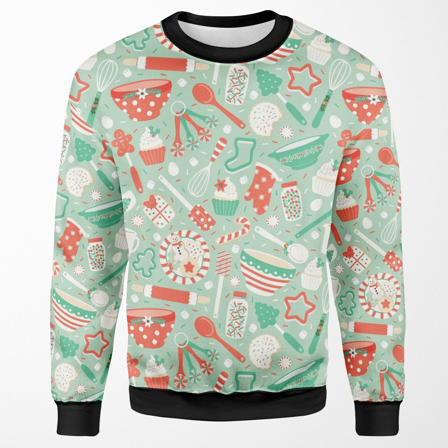 Christmas Baking All-over-print Unisex Sweatshirt