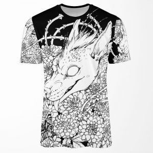 Chupacabra En Las Flores All-over-print T-shirt