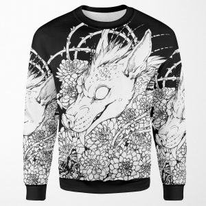 Chupacabra En Las Flores All-over-print Unisex Sweatshirt