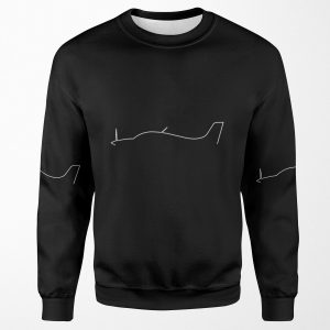Cirrus Minimalist Outline All-over-print Unisex Sweatshirt