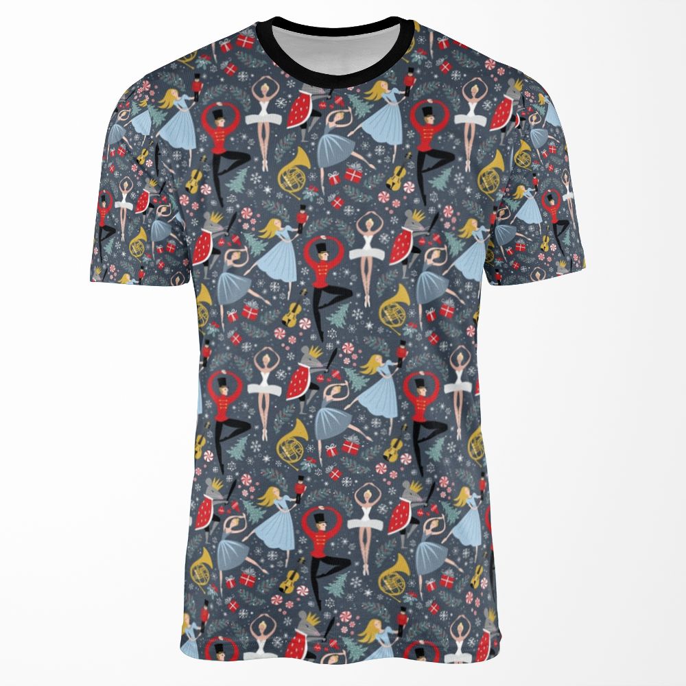 Clara S Nutcracker Ballet Repeat By Robin Pickens All-over-print T-shirt