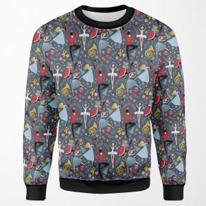 Clara S Nutcracker Ballet Repeat By Robin Pickens All-over-print Unisex Sweatshirt