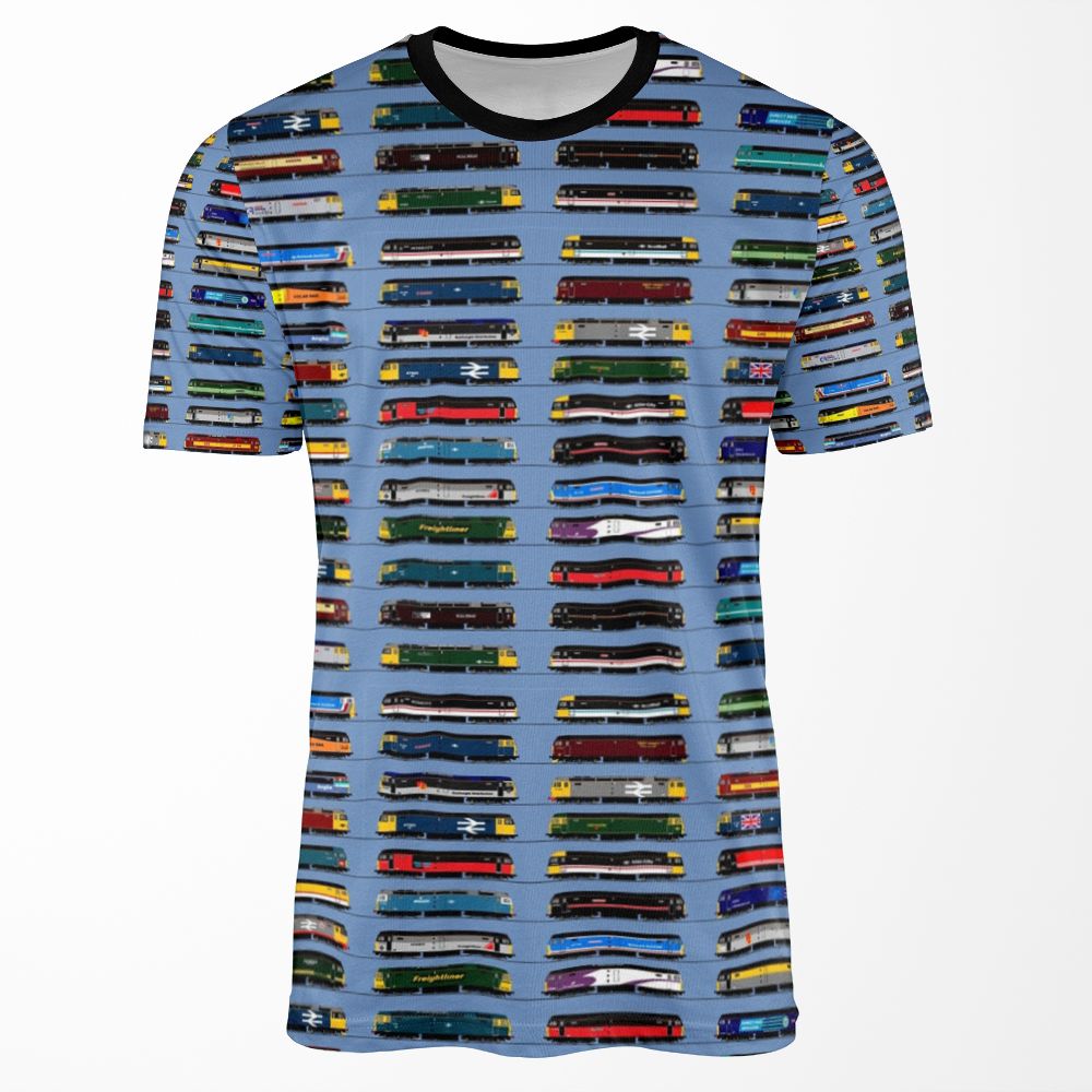 Class 47 Locomotive Collection All-over-print T-shirt