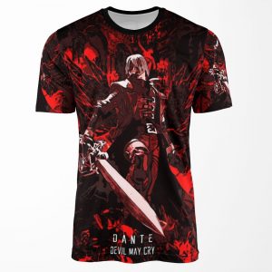 Classic Dante From Devil May Cry All-over-print T-shirt