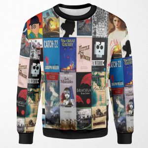 Classic Literature Book Covers All-over-print Unisex Sweatshirt