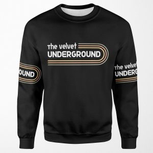 Classic Logo Velvet All-over-print Unisex Sweatshirt