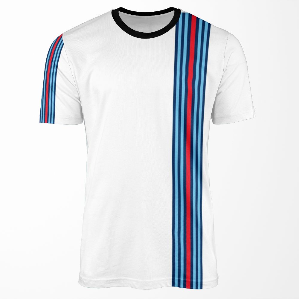 Classic Racing Stripes All-over-print T-shirt