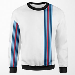 Classic Racing Stripes All-over-print Unisex Sweatshirt