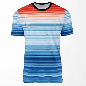 Climate Change Stripes All-over-print T-shirt