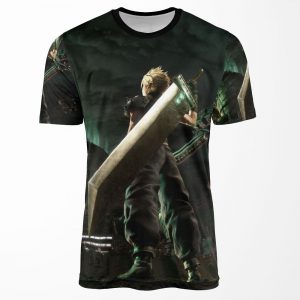 Cloud Strife Vs Shinra Remake All-over-print T-shirt