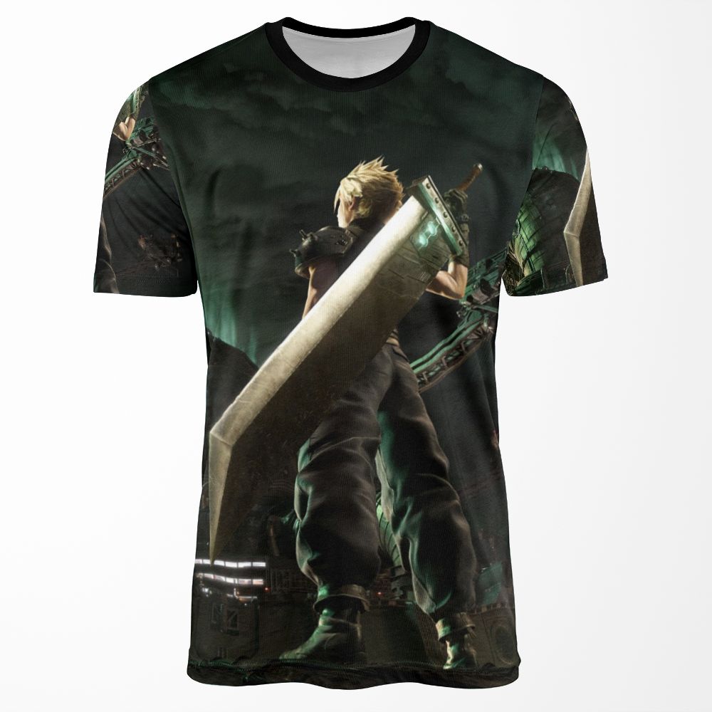 Cloud Strife Vs Shinra Remake All-over-print T-shirt