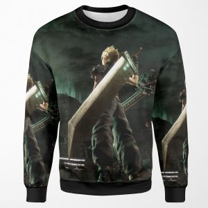 Cloud Strife Vs Shinra Remake All-over-print Unisex Sweatshirt