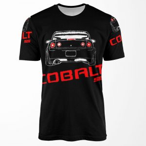 Cobalt Ss Scribbles All-over-print T-shirt