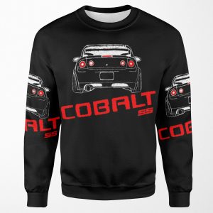 Cobalt Ss Scribbles All-over-print Unisex Sweatshirt