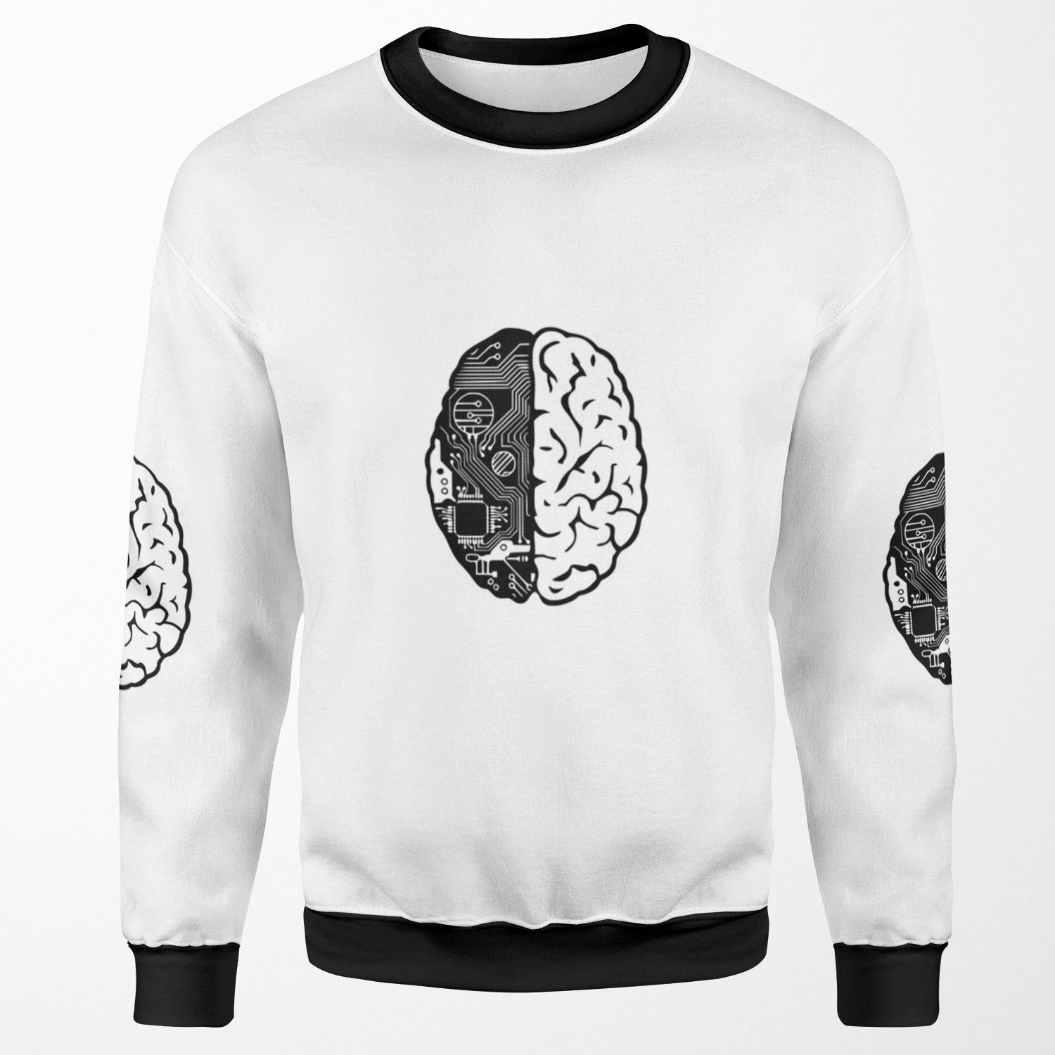 Coding Brain All-over-print Unisex Sweatshirt