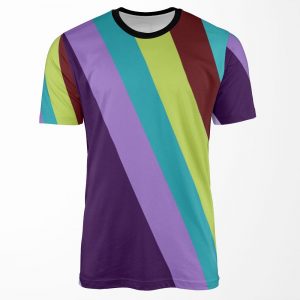 Color Palette Of Dress From 13 Going On 30 All-over-print T-shirt