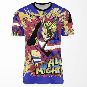 Color Pop All Might All-over-print T-shirt