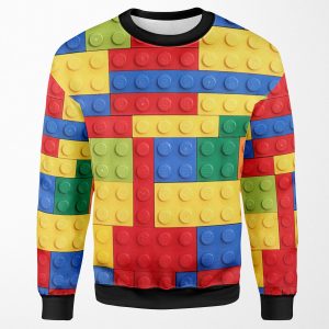 Colorful Bricks Design All-over-print Unisex Sweatshirt