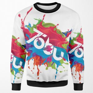 Colorful Tobu Splash All-over-print Unisex Sweatshirt