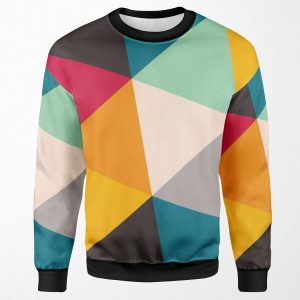 Colourful Geometric Triangles 2012 All-over-print Unisex Sweatshirt