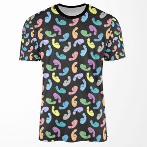 Colourful Penises Penis Anatomy Sex All-over-print T-shirt