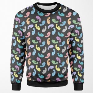 Colourful Penises Penis Anatomy Sex All-over-print Unisex Sweatshirt