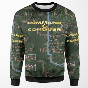 Command And Conquer 1 Tiberian Dawn Retro Dos Game Fan Print All-over-print Unisex Sweatshirt