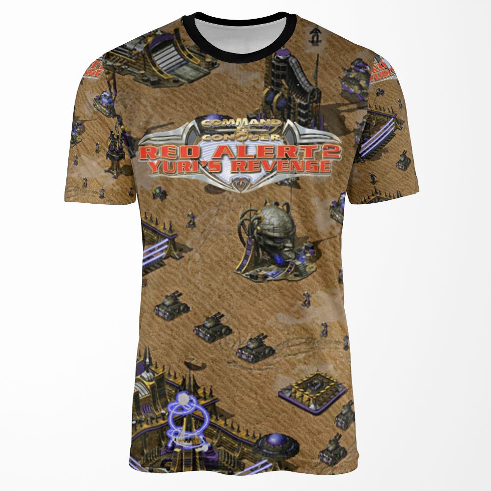 Command And Conquer Red Alert 2 In Game Rush Shirt Yuri Edition All-over-print T-shirt