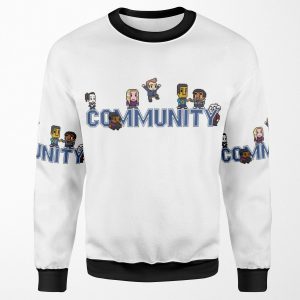 Community Logo With Characters All-over-print Unisex Sweatshirt