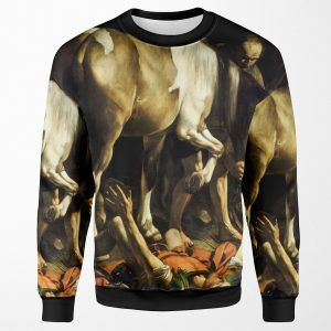Conversion On The Way To Damascus Michelangelo Merisi Da Caravaggio All-over-print Unisex Sweatshirt