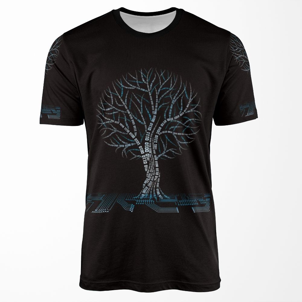 Cool Binary Tree Coding Computer Science All-over-print T-shirts Gifts For Women Men All-over-print T-shirt