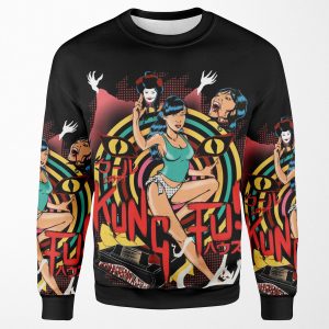 Cool Kung Fu House Hausu 1977 All-over-print Unisex Sweatshirt